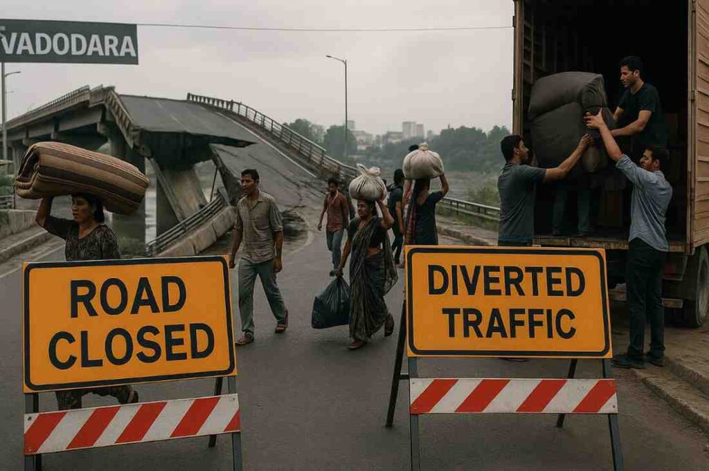 Packers and Movers in Vadodara quickly packing during emergency relocation