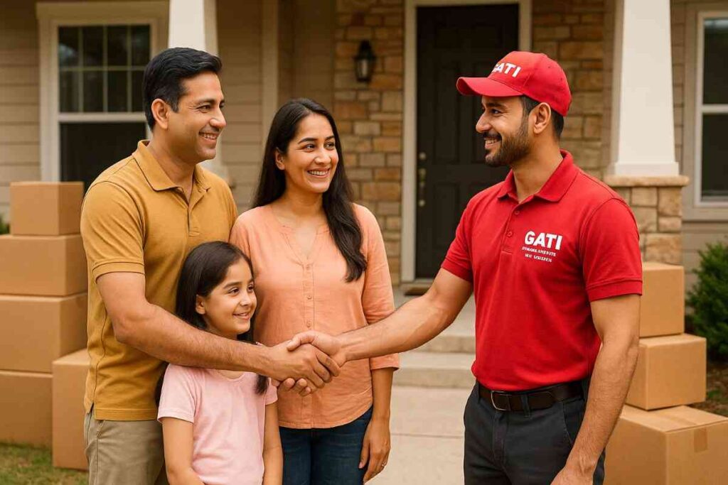 Secure storage and transportation by Gati Home Packers and Movers in Vadodara